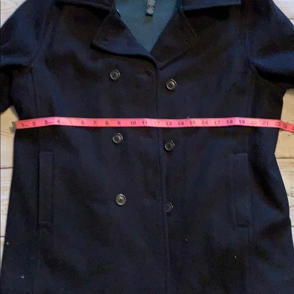 AEO Navy Blue Pea Coat Women’s Large - Picture 4 of 5